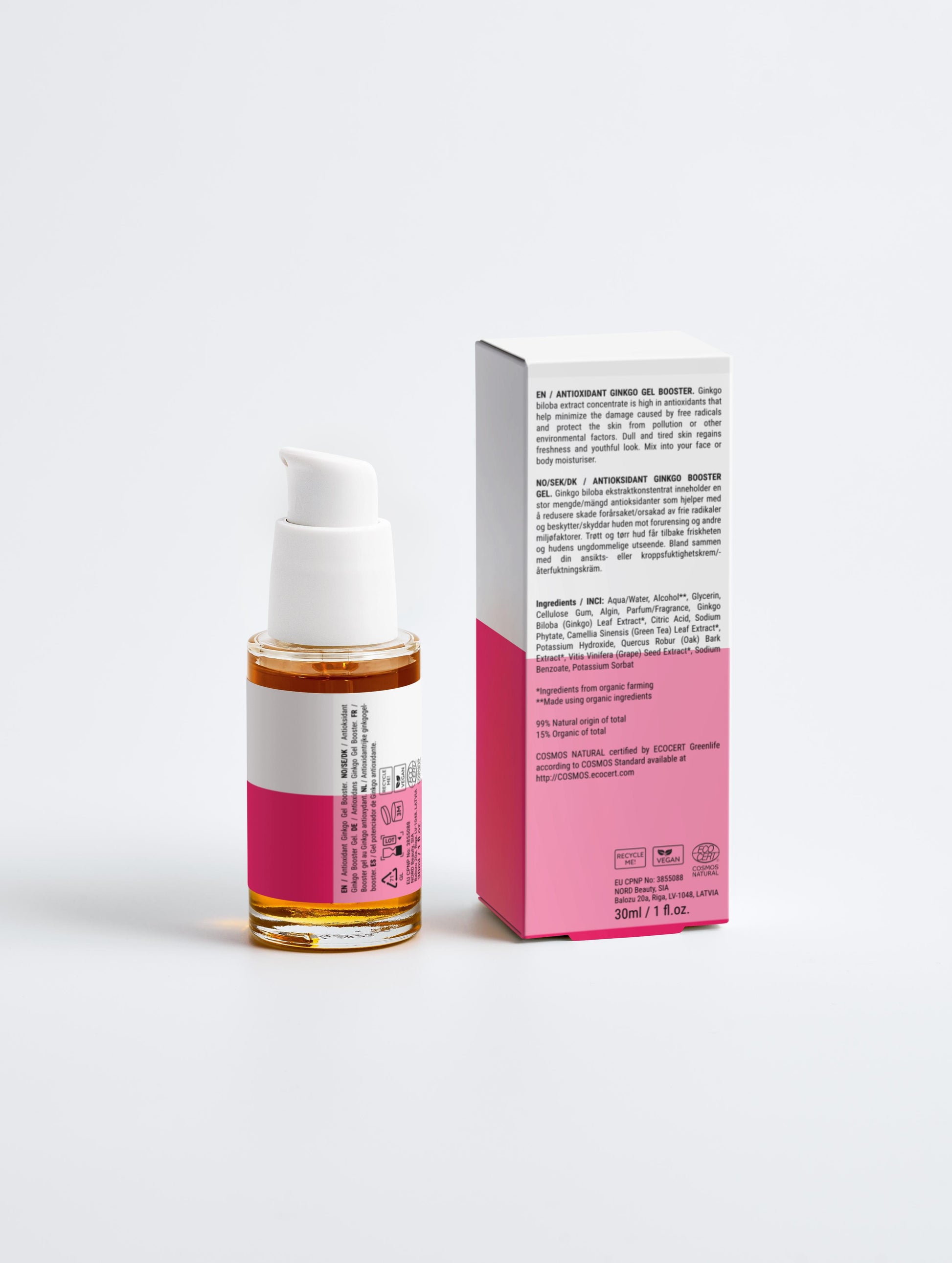 Antioxidant Ginkgo Gel Booster